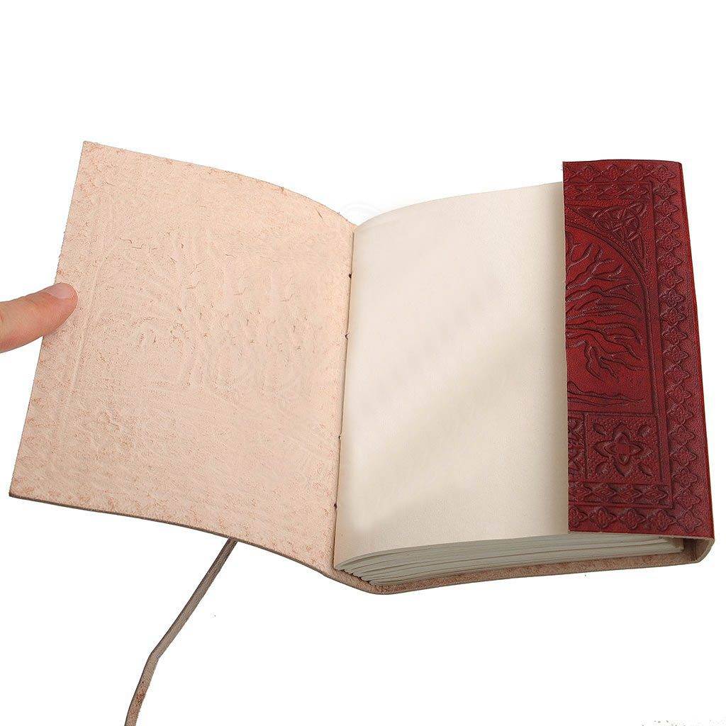 Mittelalterliches Leder Notizbuch Baum des Lebens