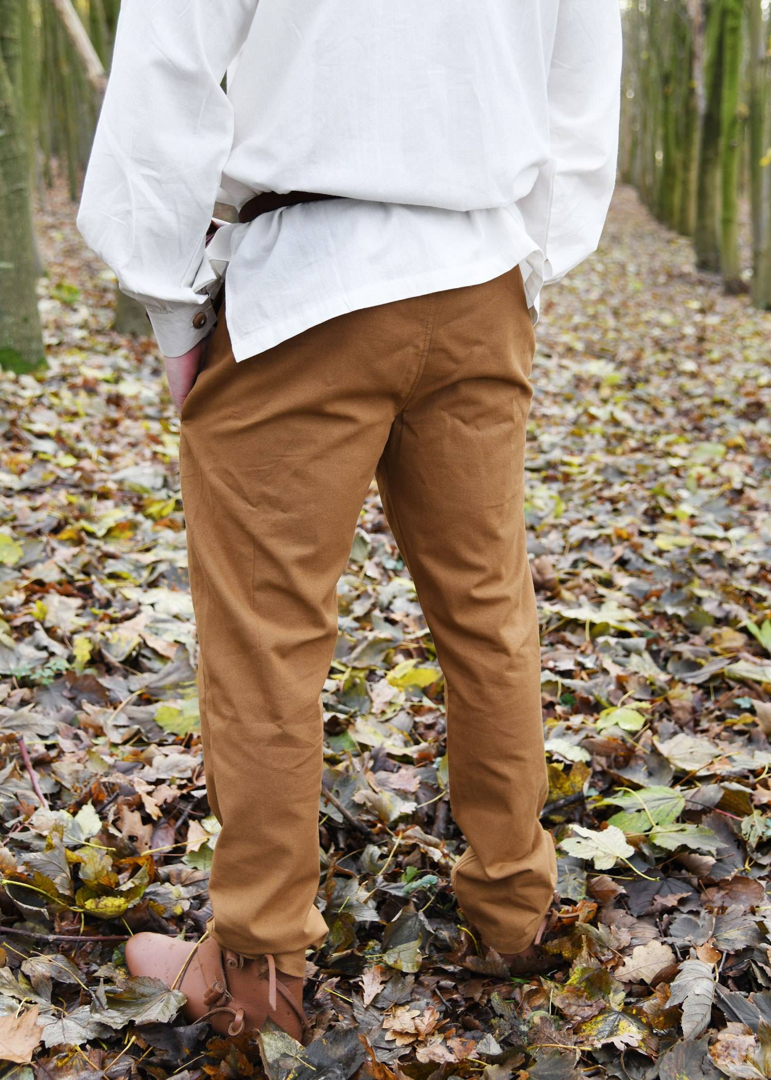 Middeleeuwse Broek in beige bruin