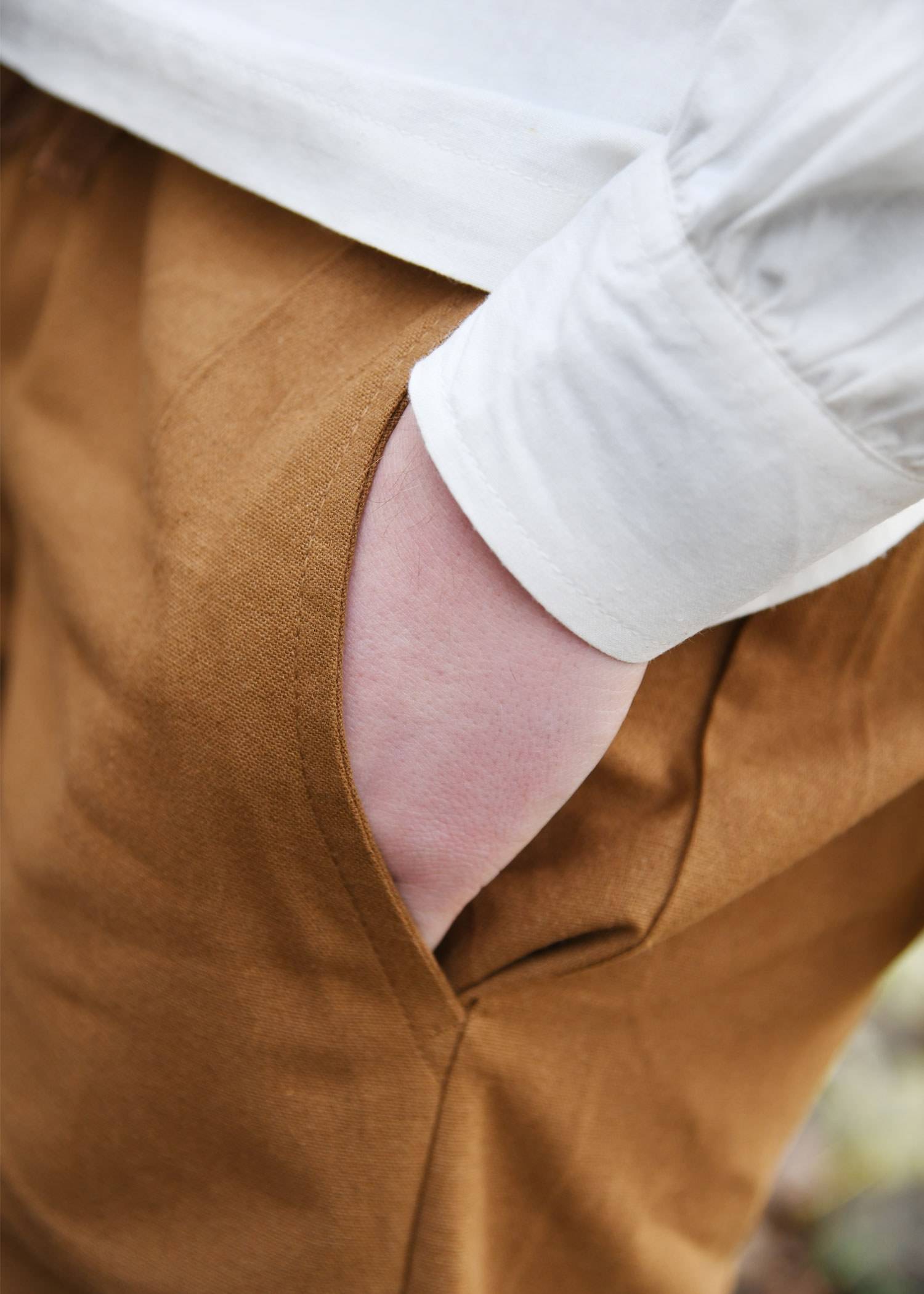 Middeleeuwse Broek in beige bruin