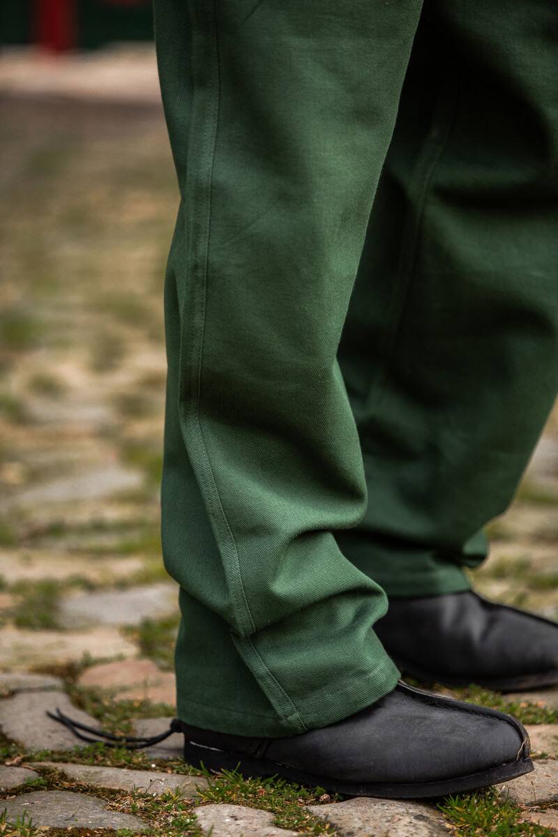 Middeleeuwse Broek in Groen in Katoen