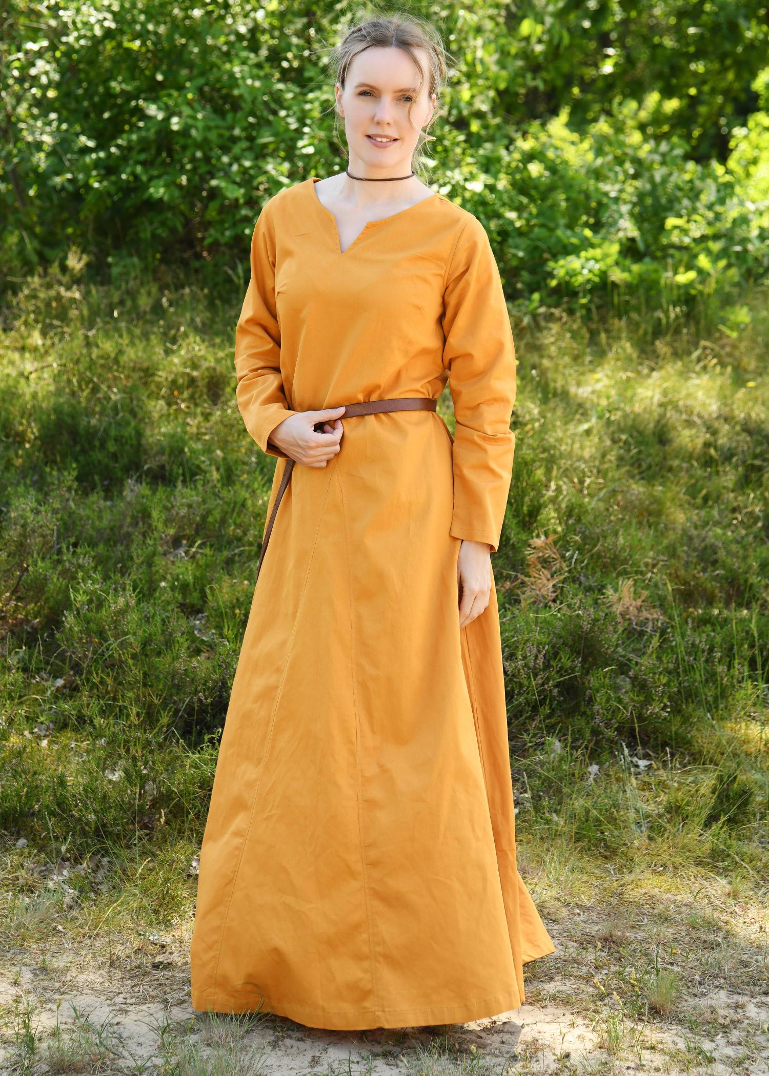 Viking jurk, mosterdgeel