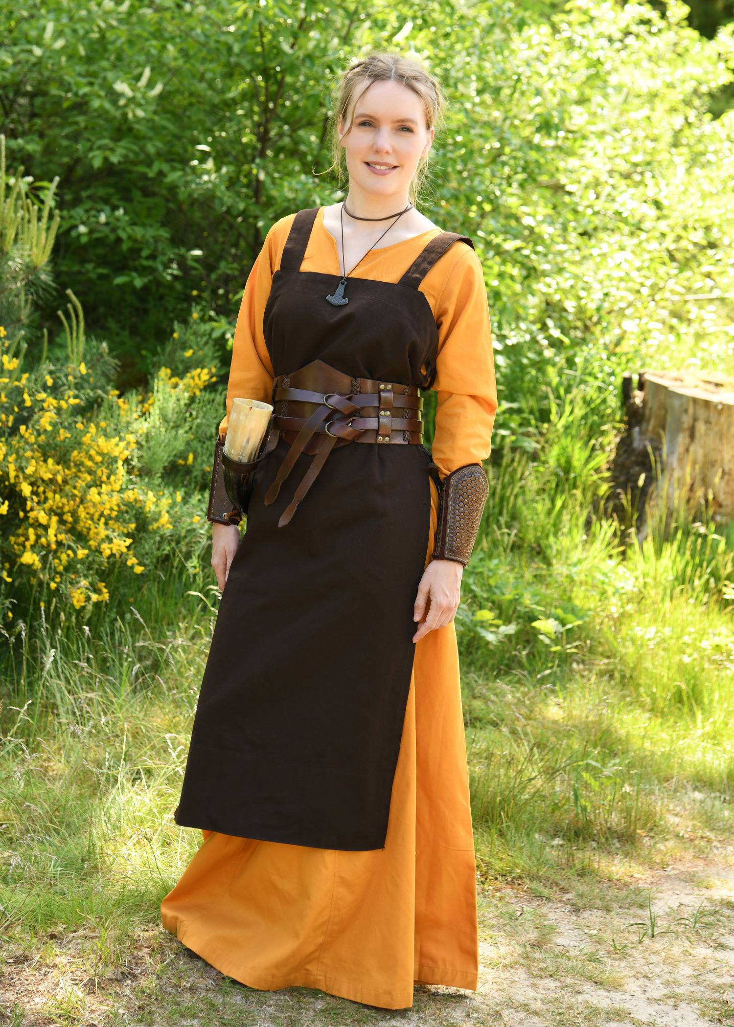 Viking jurk, mosterdgeel