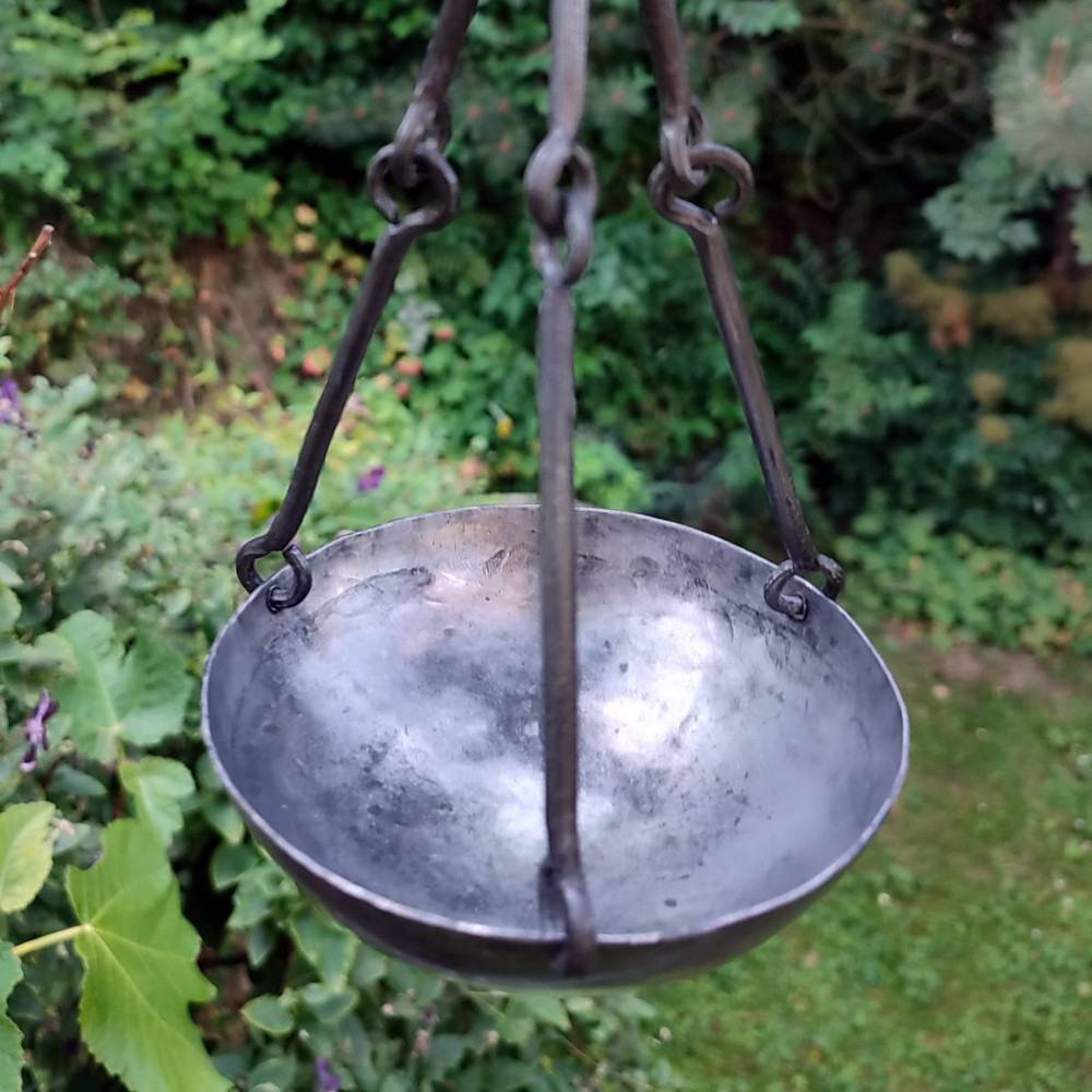 Gesmede Hanglamp in Middeleeuwse Stijl