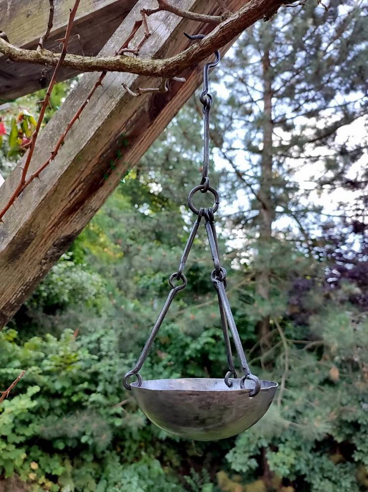 Gesmede Hanglamp in Middeleeuwse Stijl