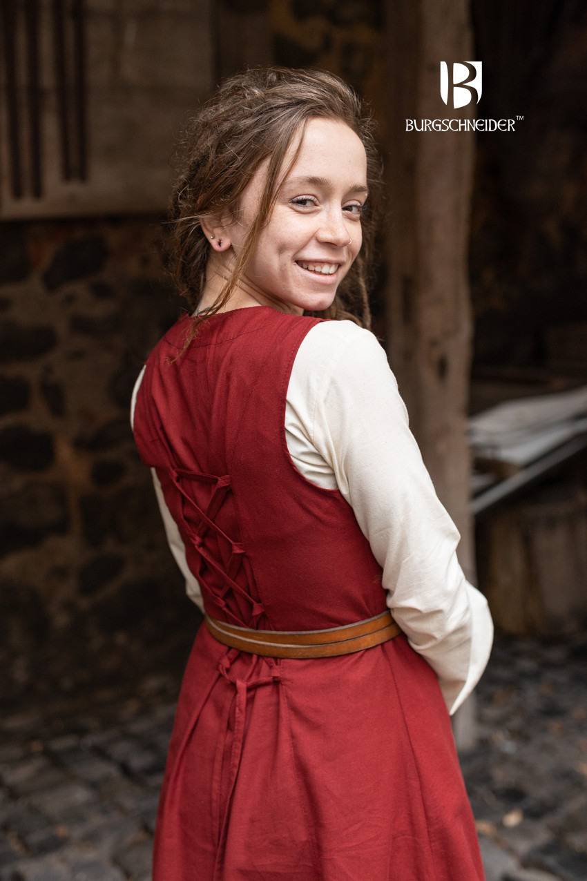 Mittelalter Kleid Khara in Rot
