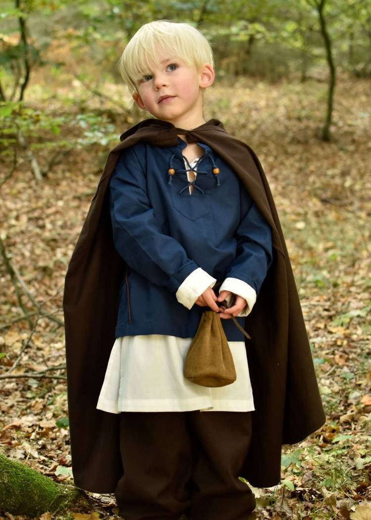 Middeleeuwse Kinder Cape in Bruin