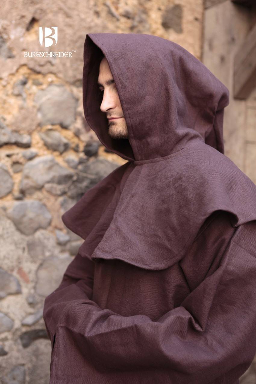 Mittelalter Mönchskutte Franziskus in Braun