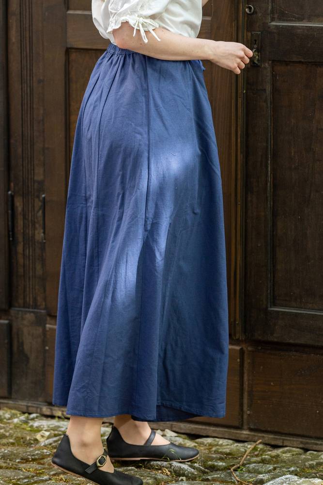 Middeleeuwse Rok in Blauw