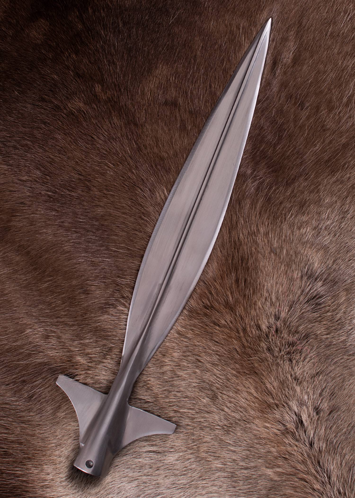 ​Mittelalter Blattförmige Flügelspeer-Spitze, ca. 43,5 cm