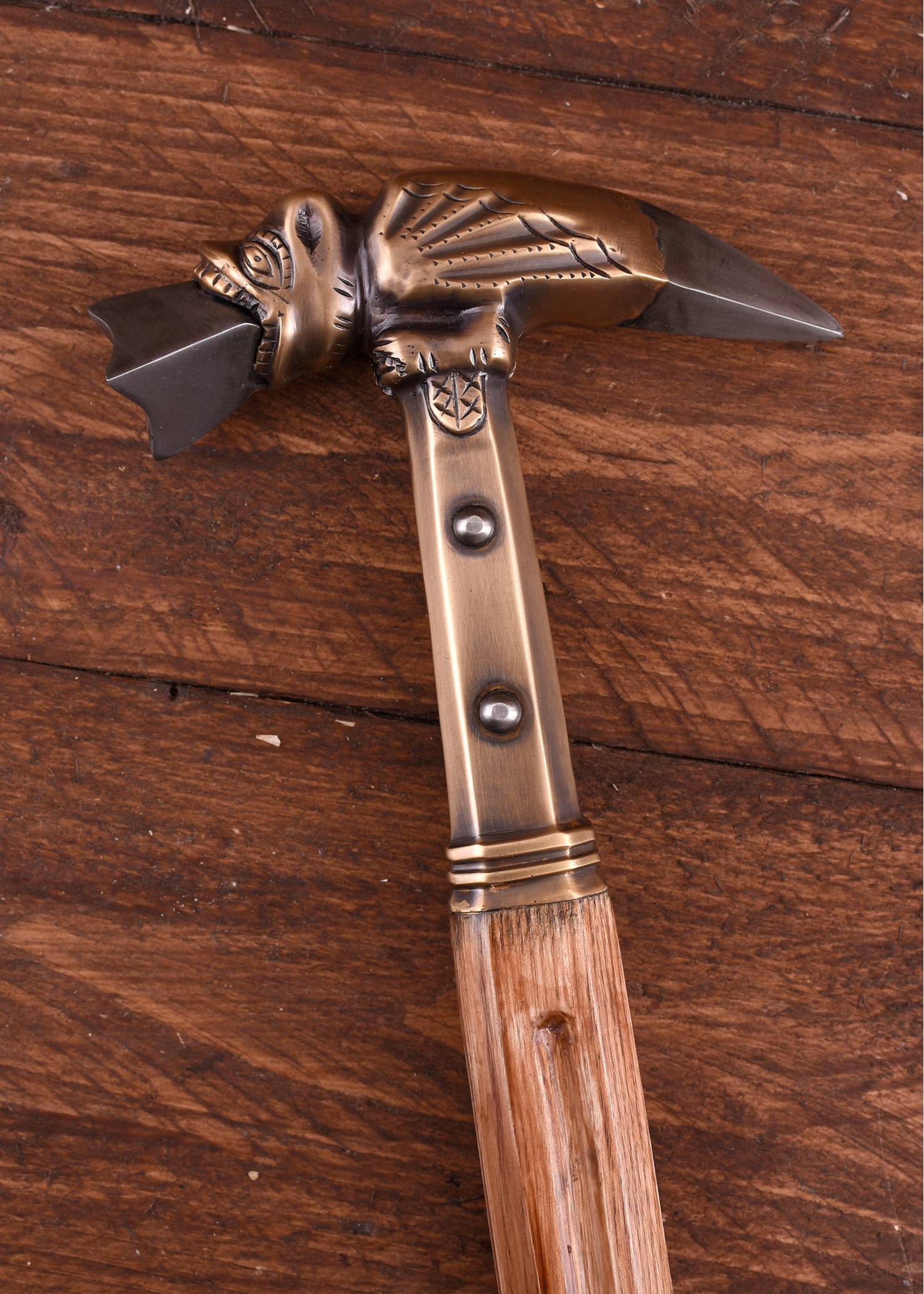 Italienischer Bestien-Hammer, Rabenschnabel, 14. Jh.