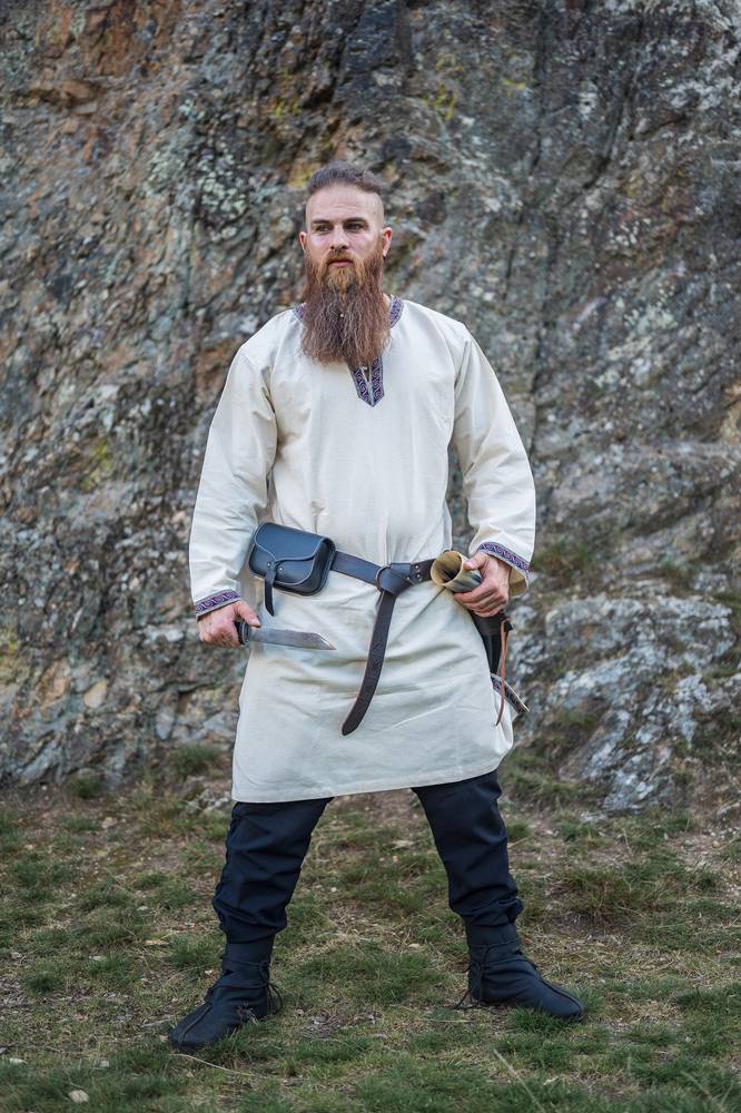Middeleeuws - Viking Tuniek in Natuurkleur