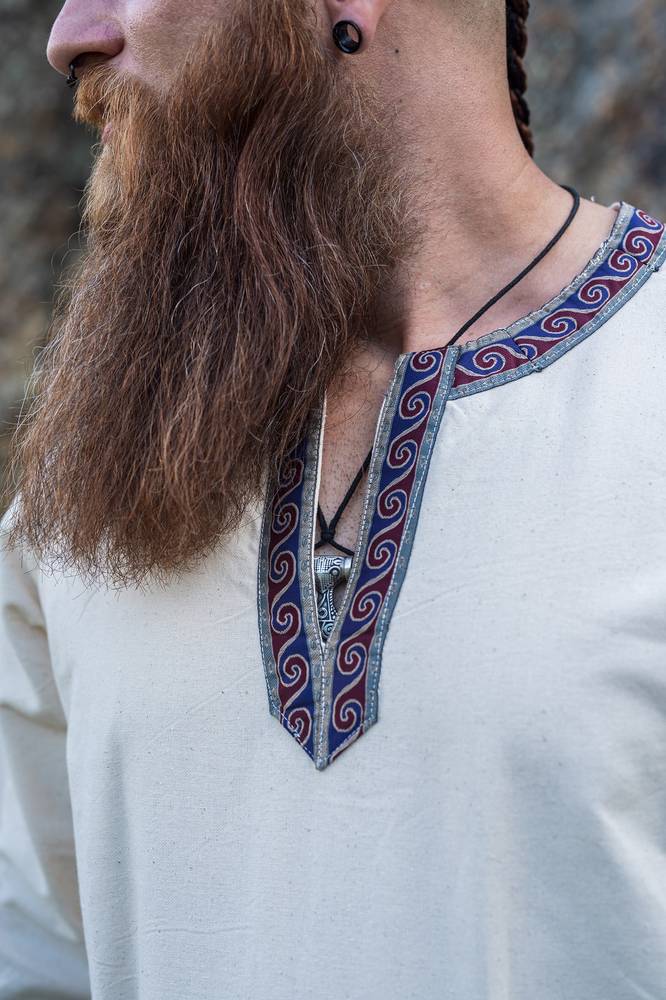 Middeleeuws - Viking Tuniek in Natuurkleur