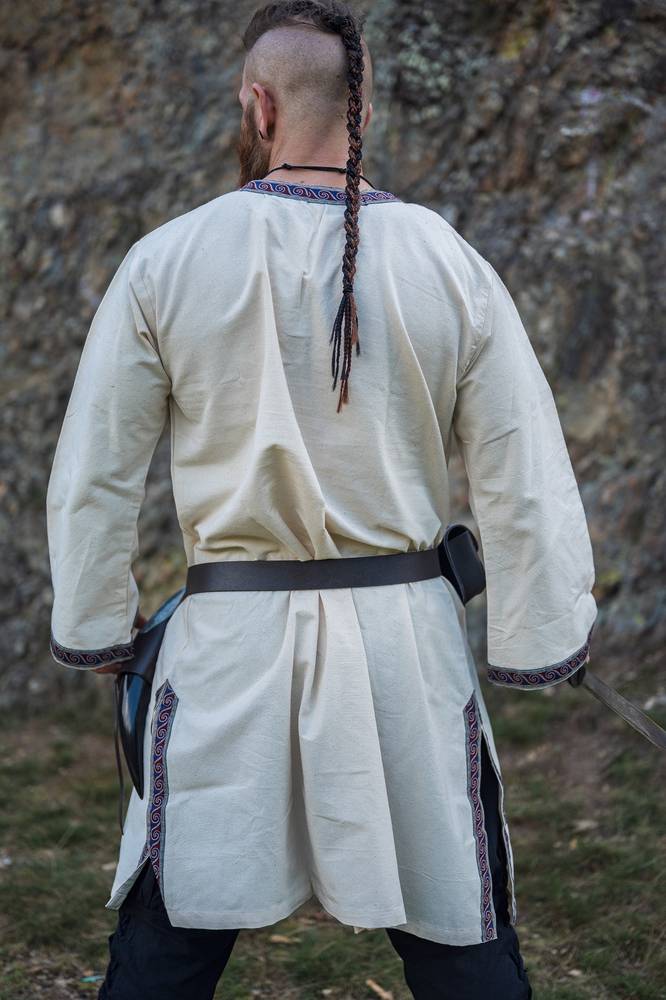 Middeleeuws - Viking Tuniek in Natuurkleur