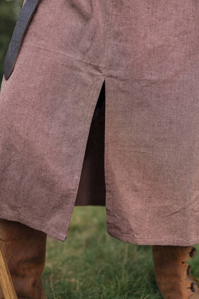 Middeleeuws - Viking Tuniek in Aubergine kleur