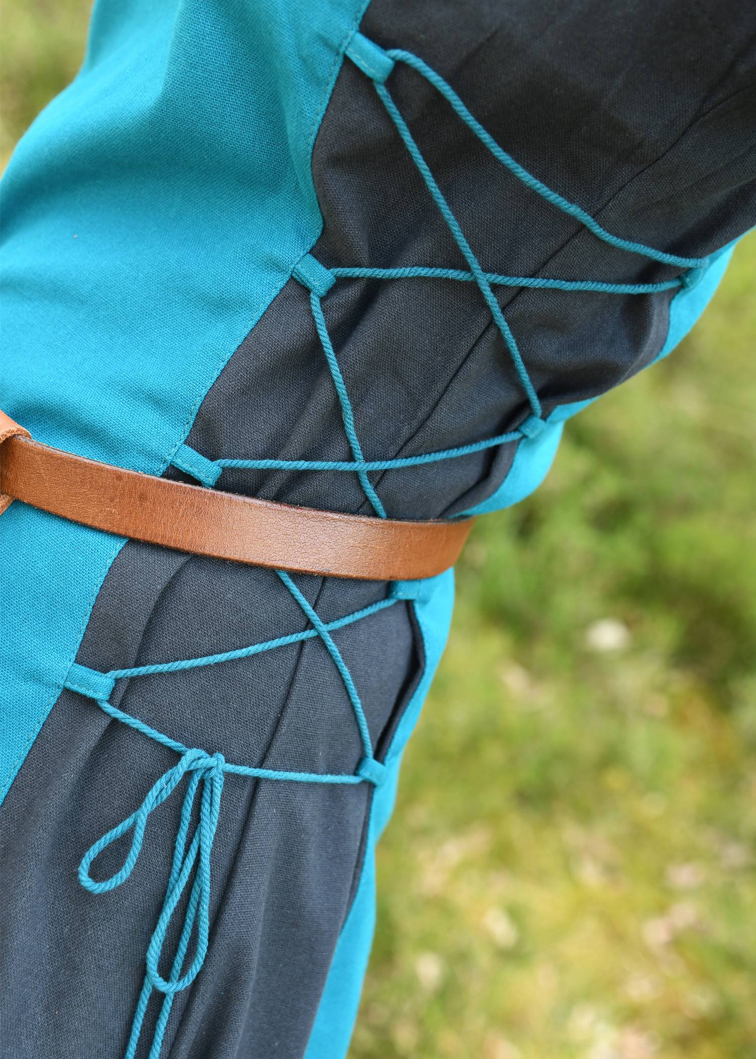 Middeleeuwse Overjurk, donkerblauw/blauw