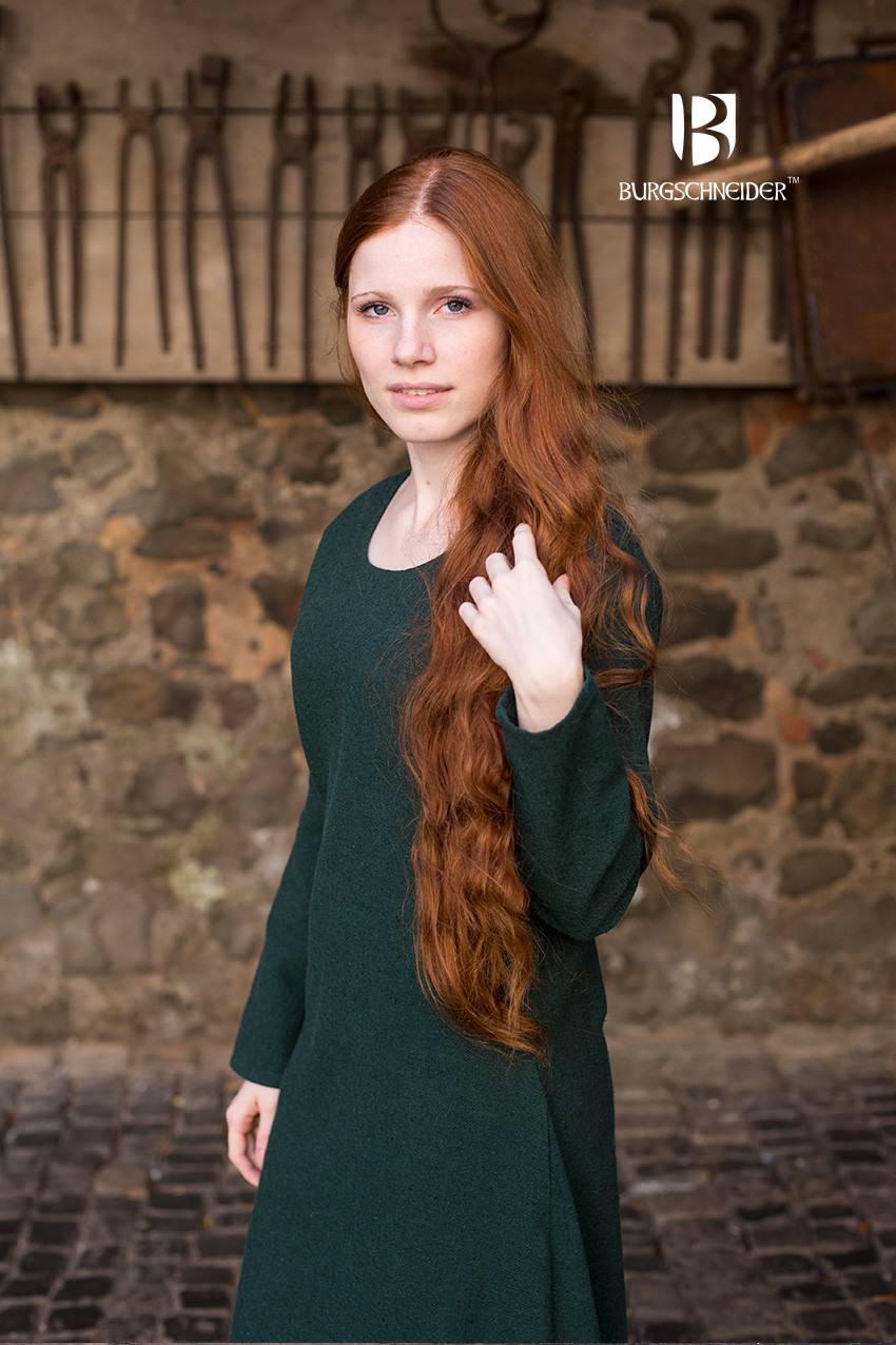 Middeleeuwse Onderjurk Freya in groen