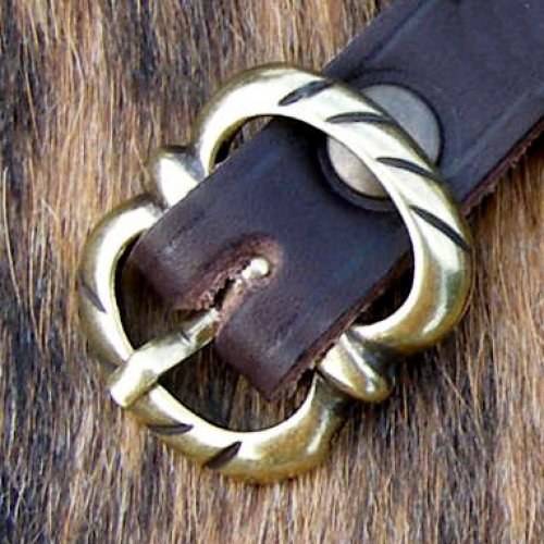 Laat Middeleeuwse leren Riem in zwart of bruin