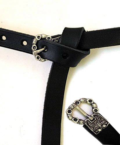 Middeleeuwse Riem Replica uit Engeland in bruin of zwart