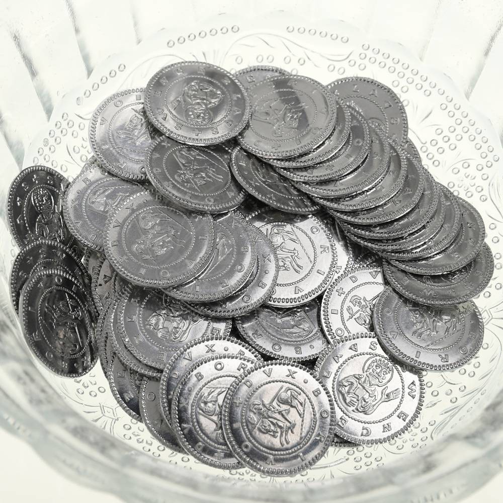 Replica van een middeleeuwse munt – Denarius van hertog Borivoj II – Set van 10 stuks