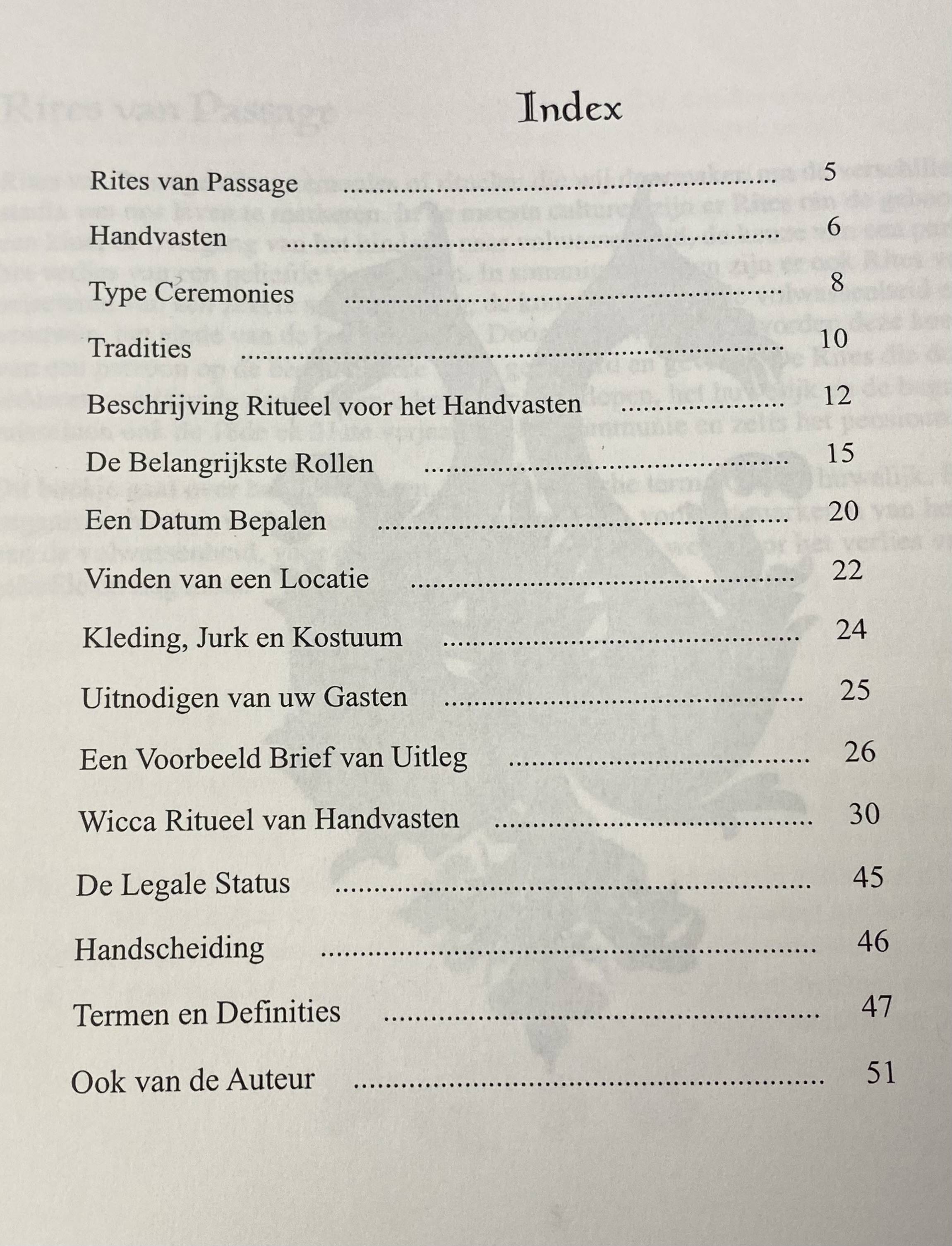 Paganistische Rites van Passage