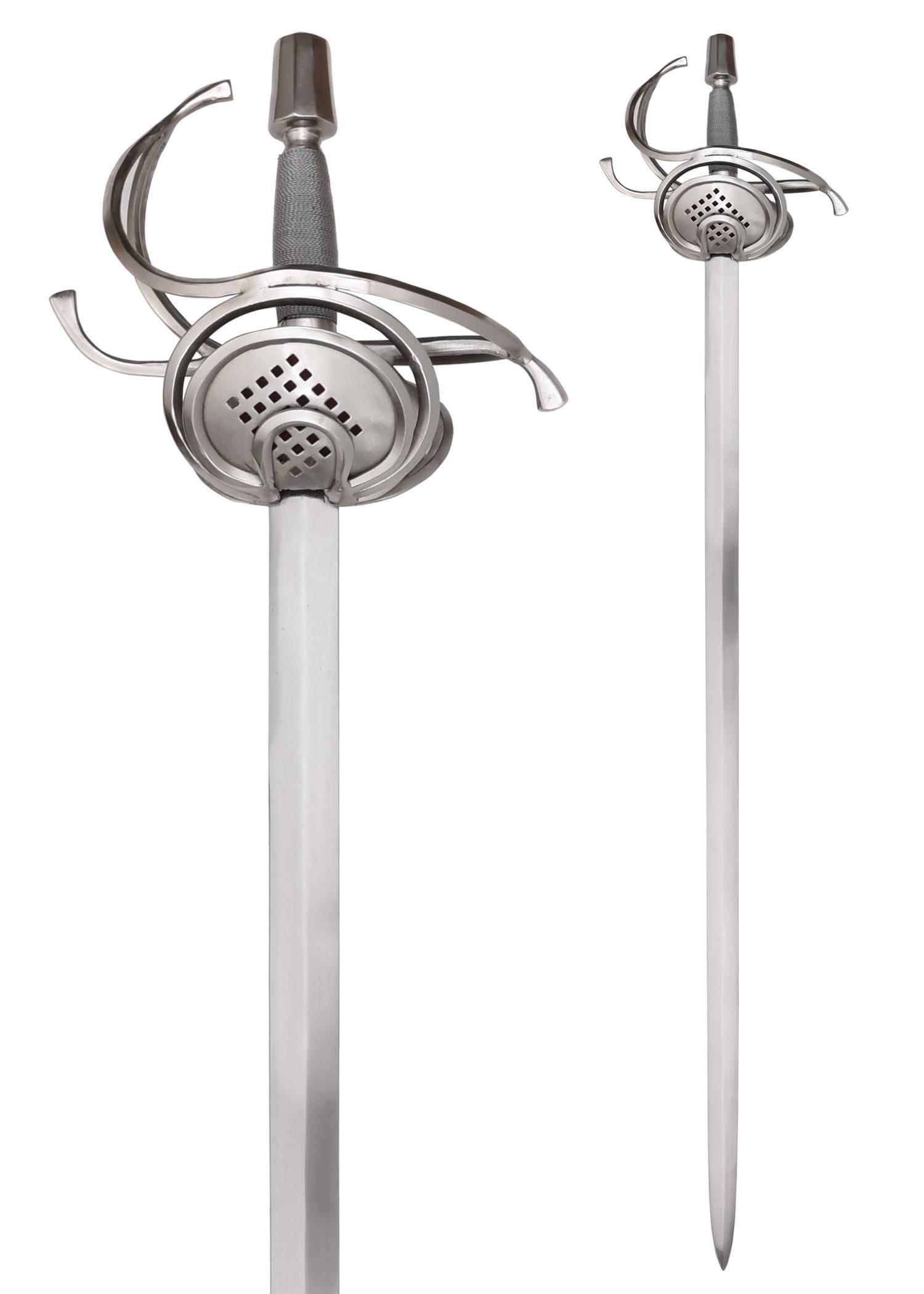 Pappenheimer Korbrapier mit drahtumwickeltem Griff, 114 cm