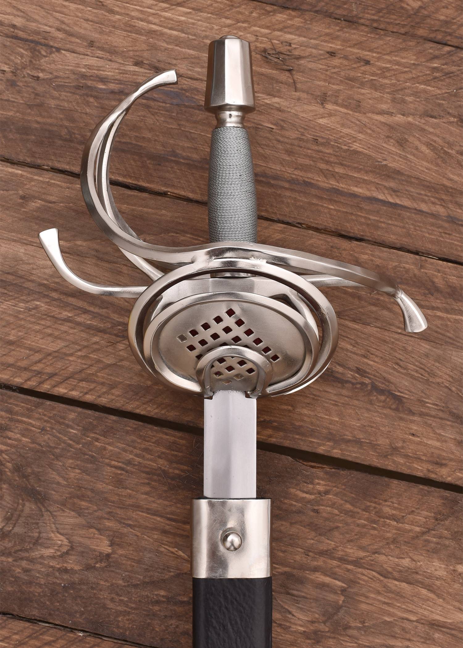 Pappenheimer Korbrapier mit drahtumwickeltem Griff, 114 cm