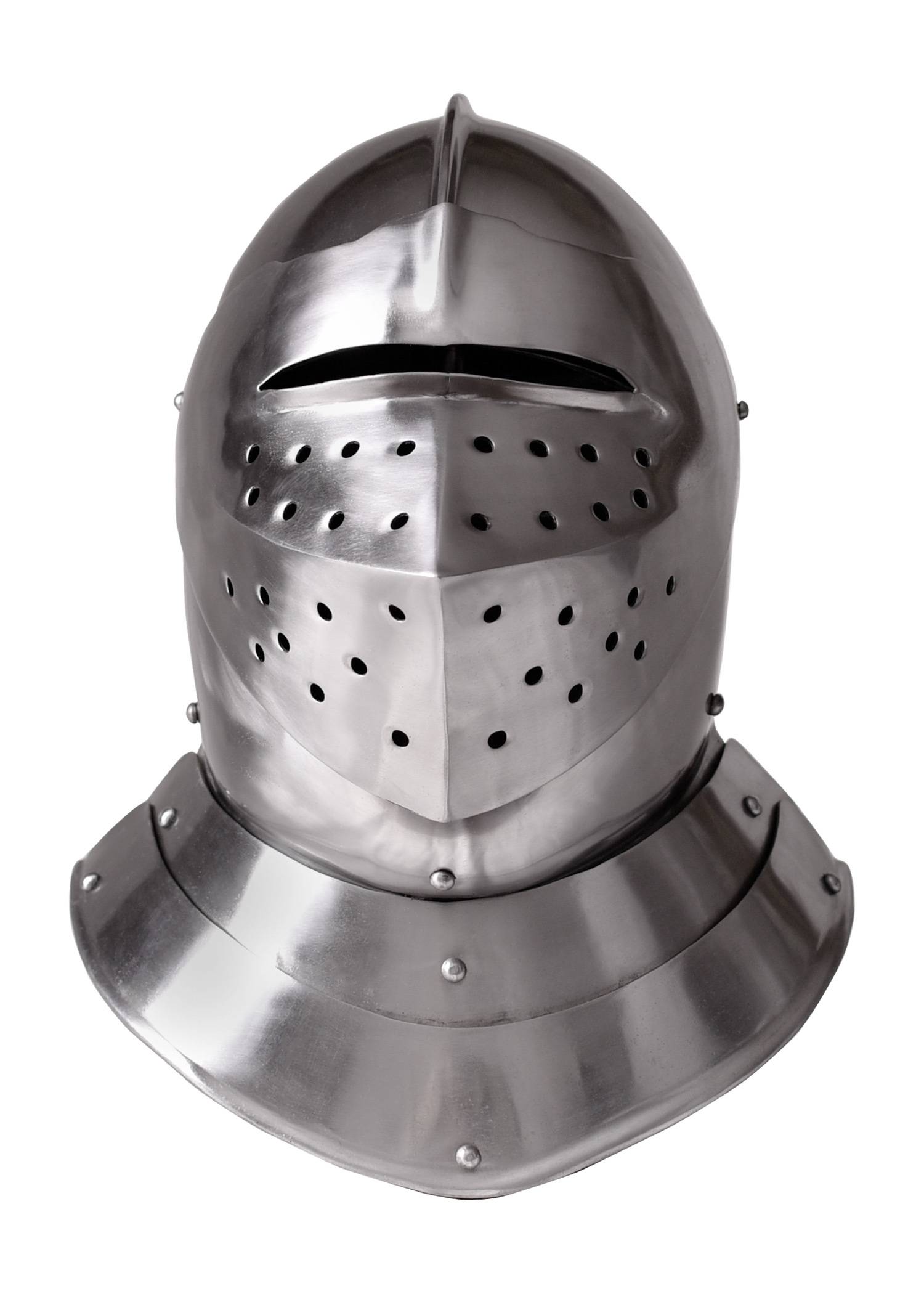 Gesloten helm, Engelse stijl, 16e eeuws