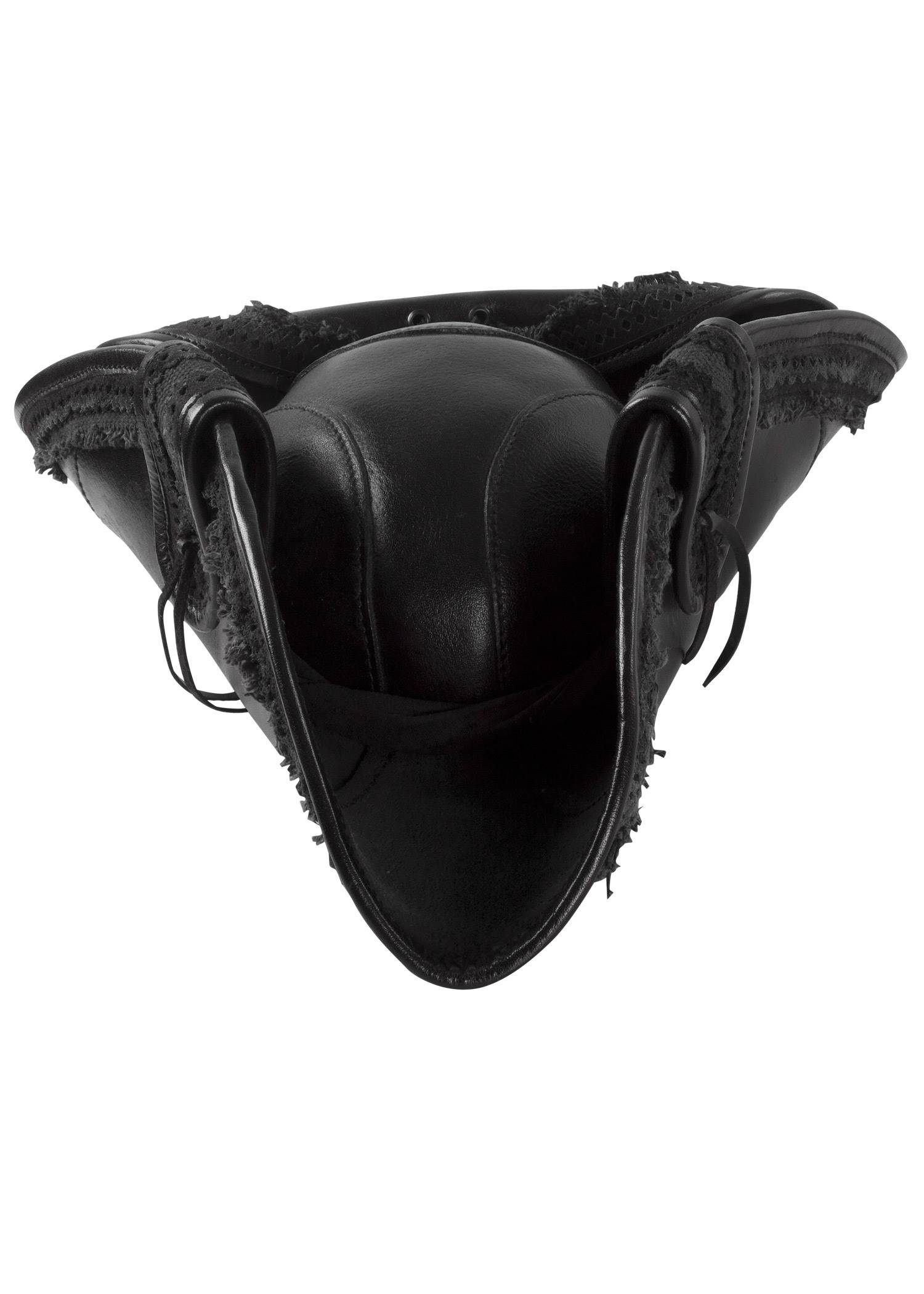 Piratenhoed ofwel Tricorne (of driesteek​met drie punten, zwart) in diverse maten