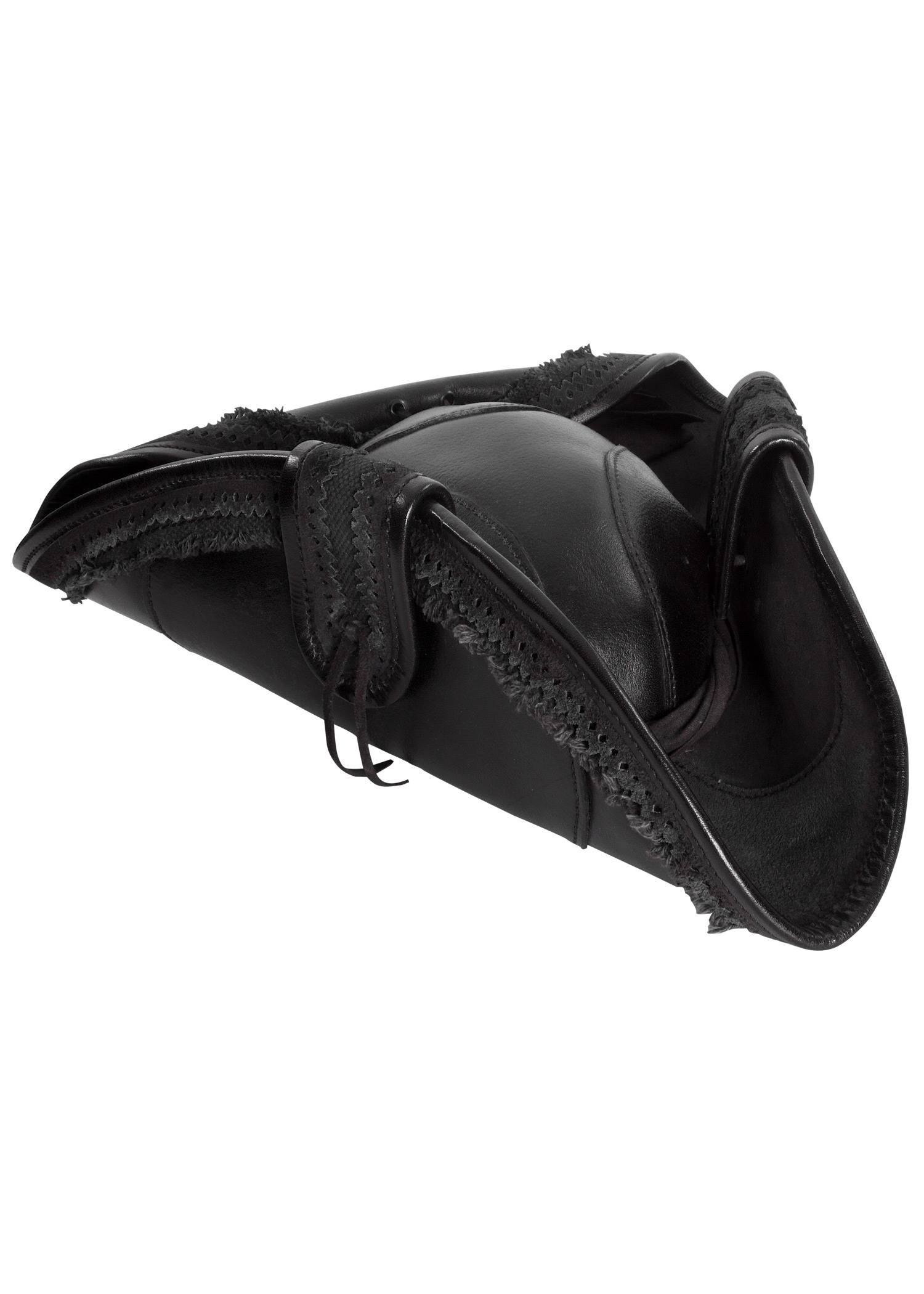 Piratenhoed ofwel Tricorne (of driesteek​met drie punten, zwart) in diverse maten