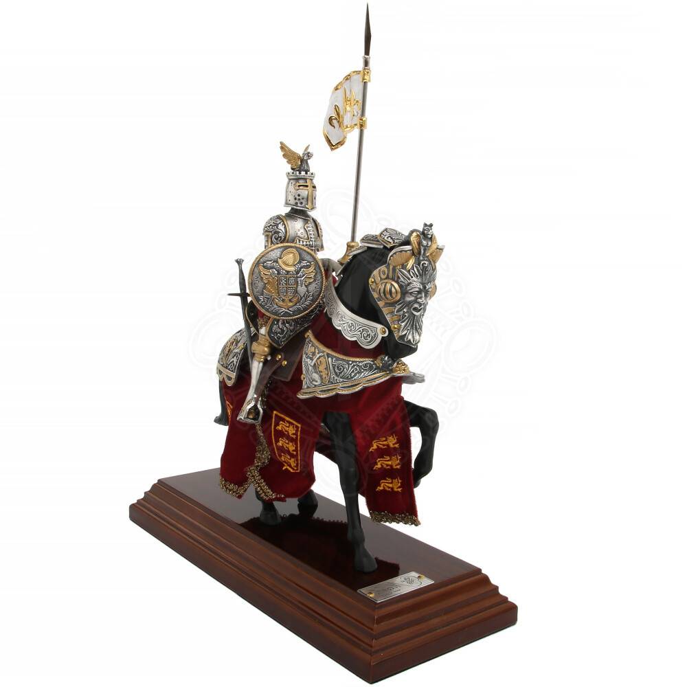 Franse Koning Richard Leeuwenhart te paard