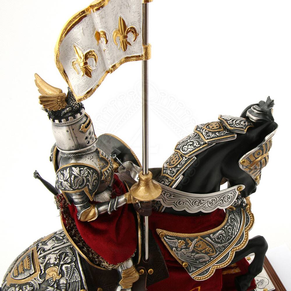 Franse Koning Richard Leeuwenhart te paard
