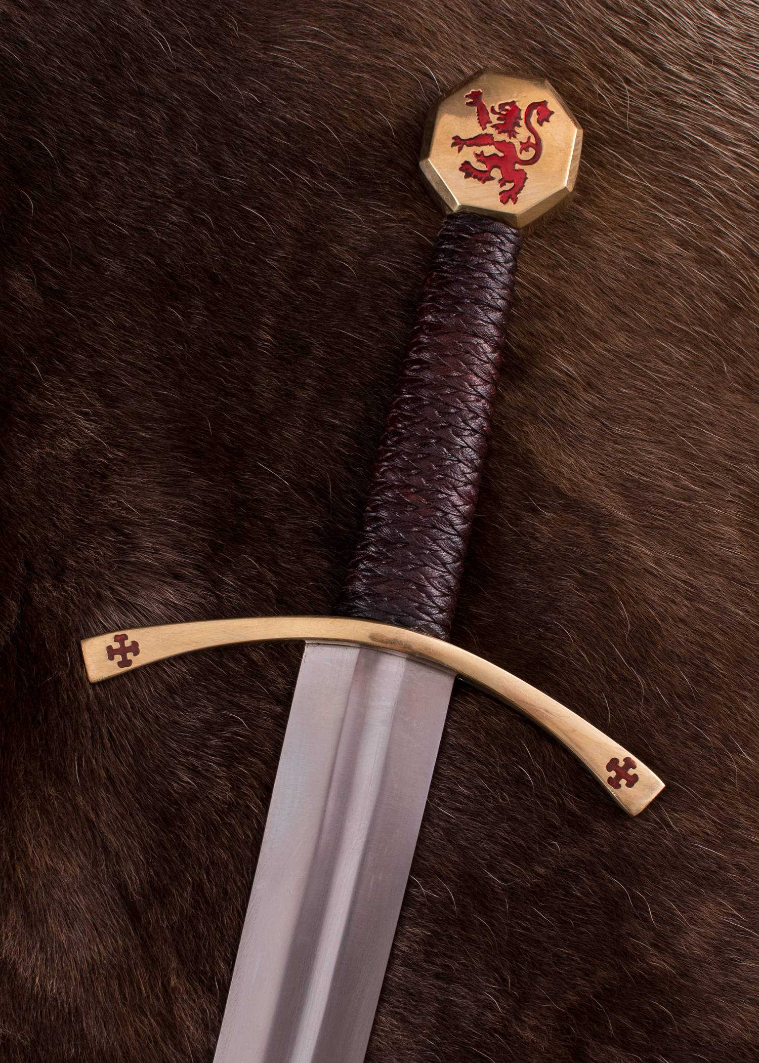 Robert the Bruce Zwaard met Schede, middeleeuws eenhandig zwaard met schede
