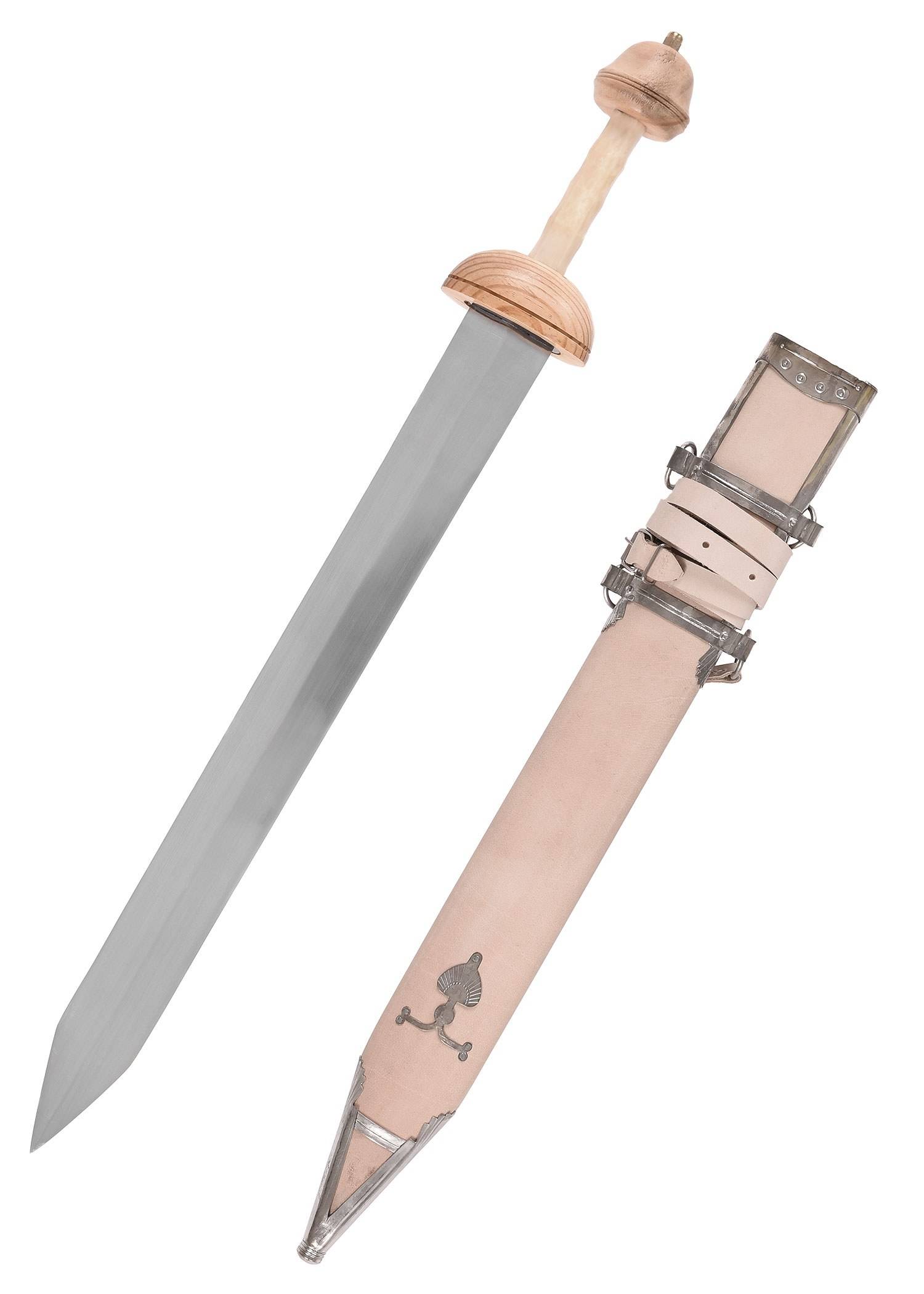 Pompeji Gladius mit heller Scheide