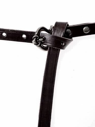 Rusviking Riem Replica Novgorod, 10e-11e eeuws in Zwart met studs