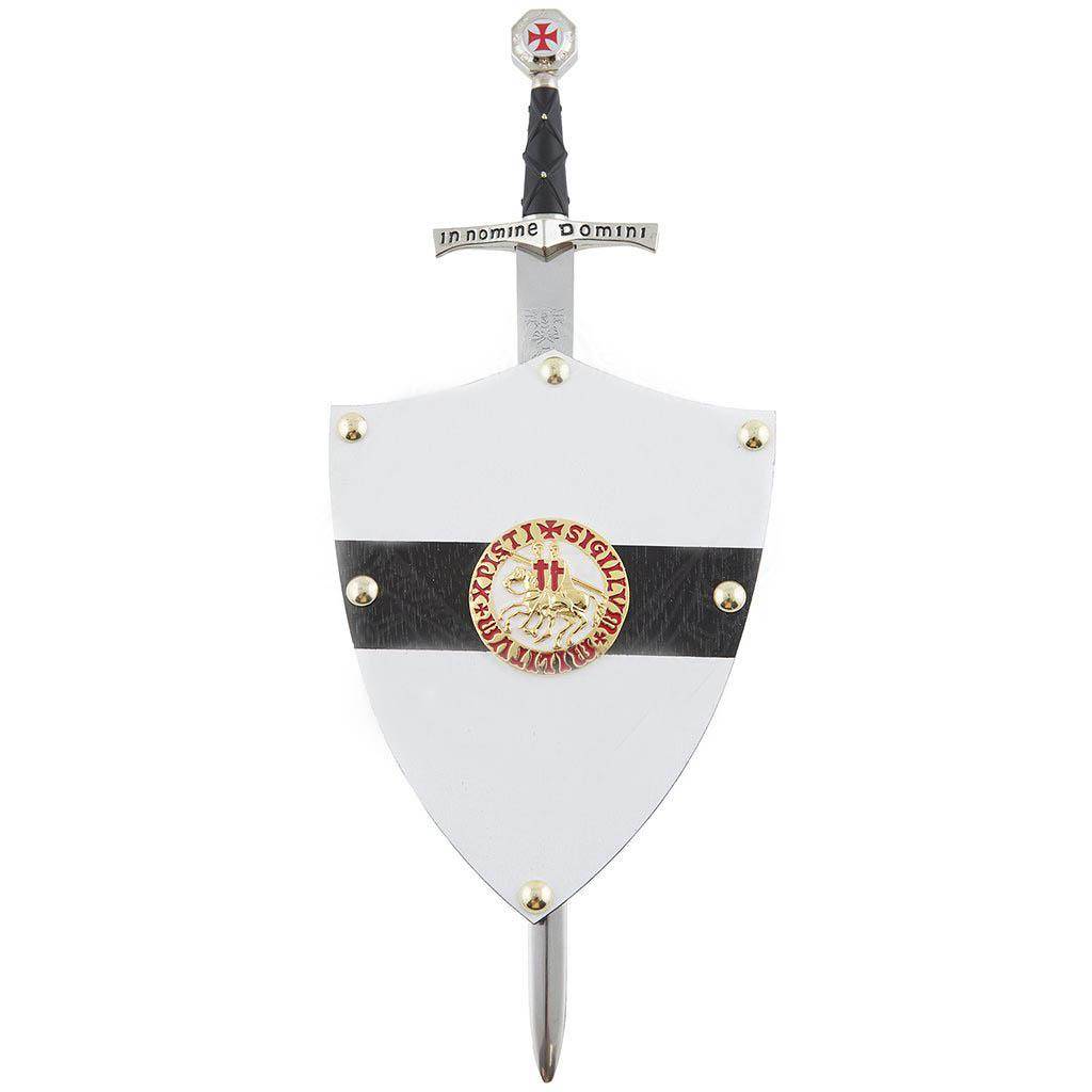 Mini Schild Tempelritter fur aufhangen Mini-Schwert