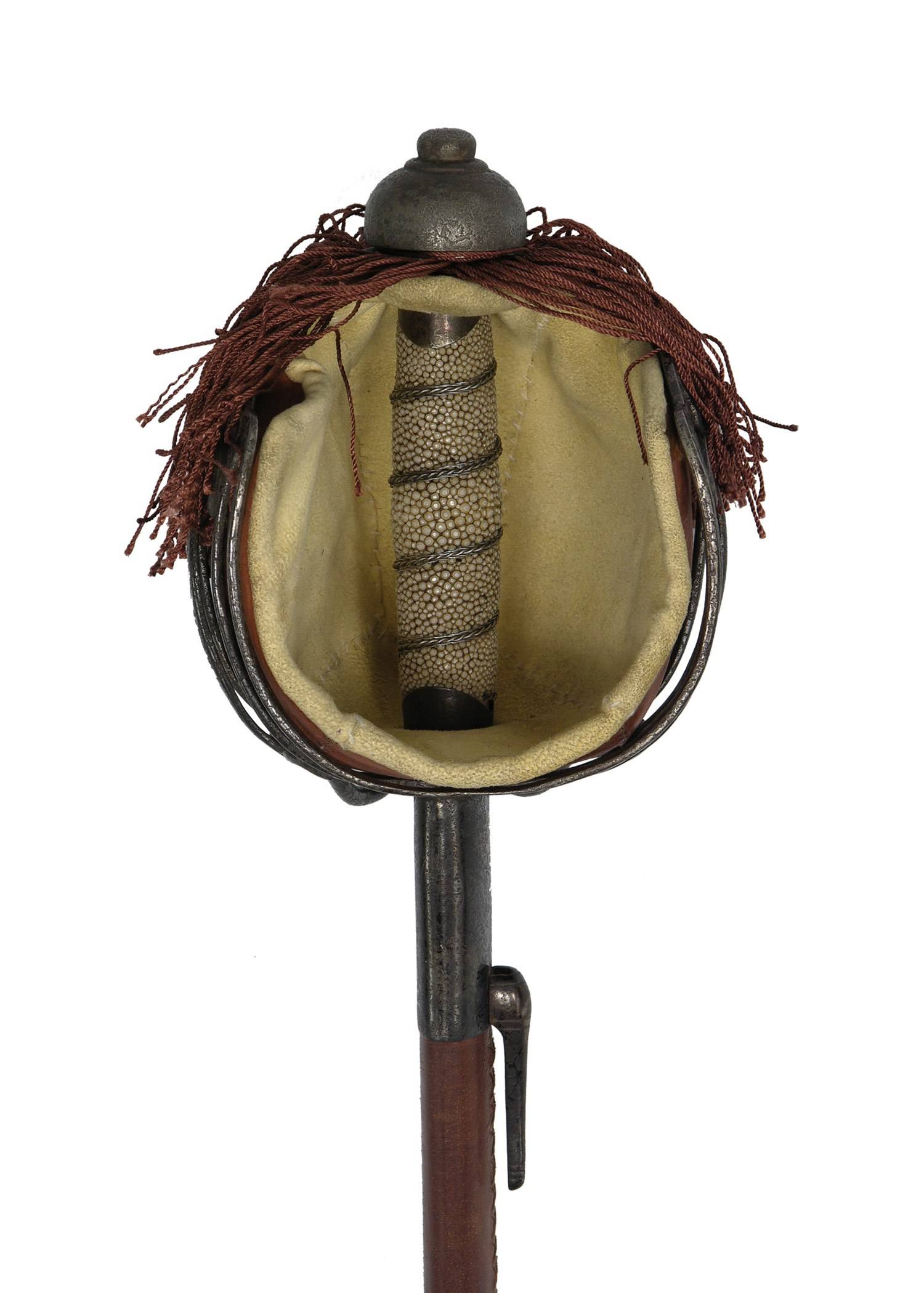 ​Schottisches Backsword mit Korbgefäß, Antikversion, Scharf