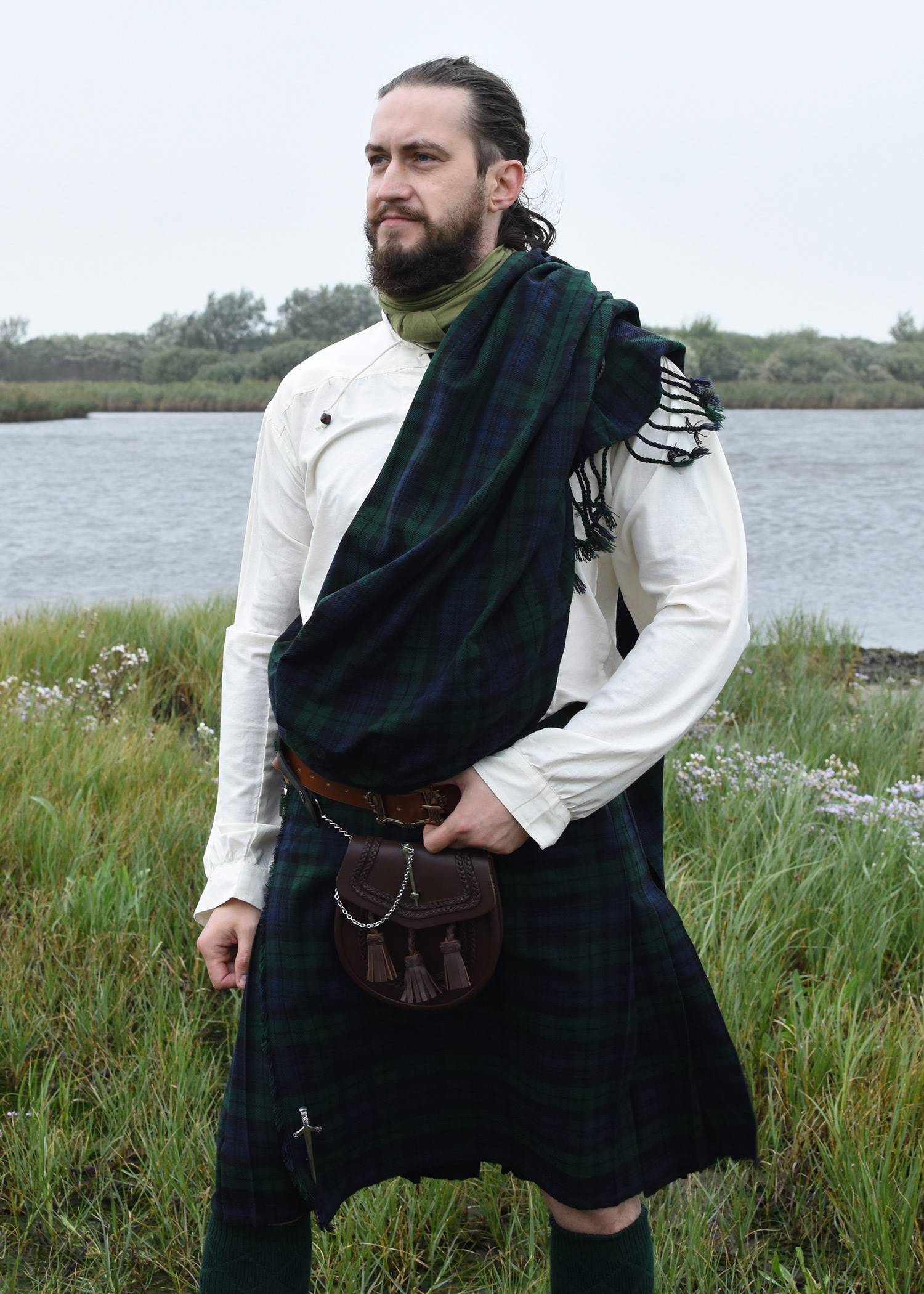 Schotse Plaid, Black Watch, ca. 234 x 137 cm