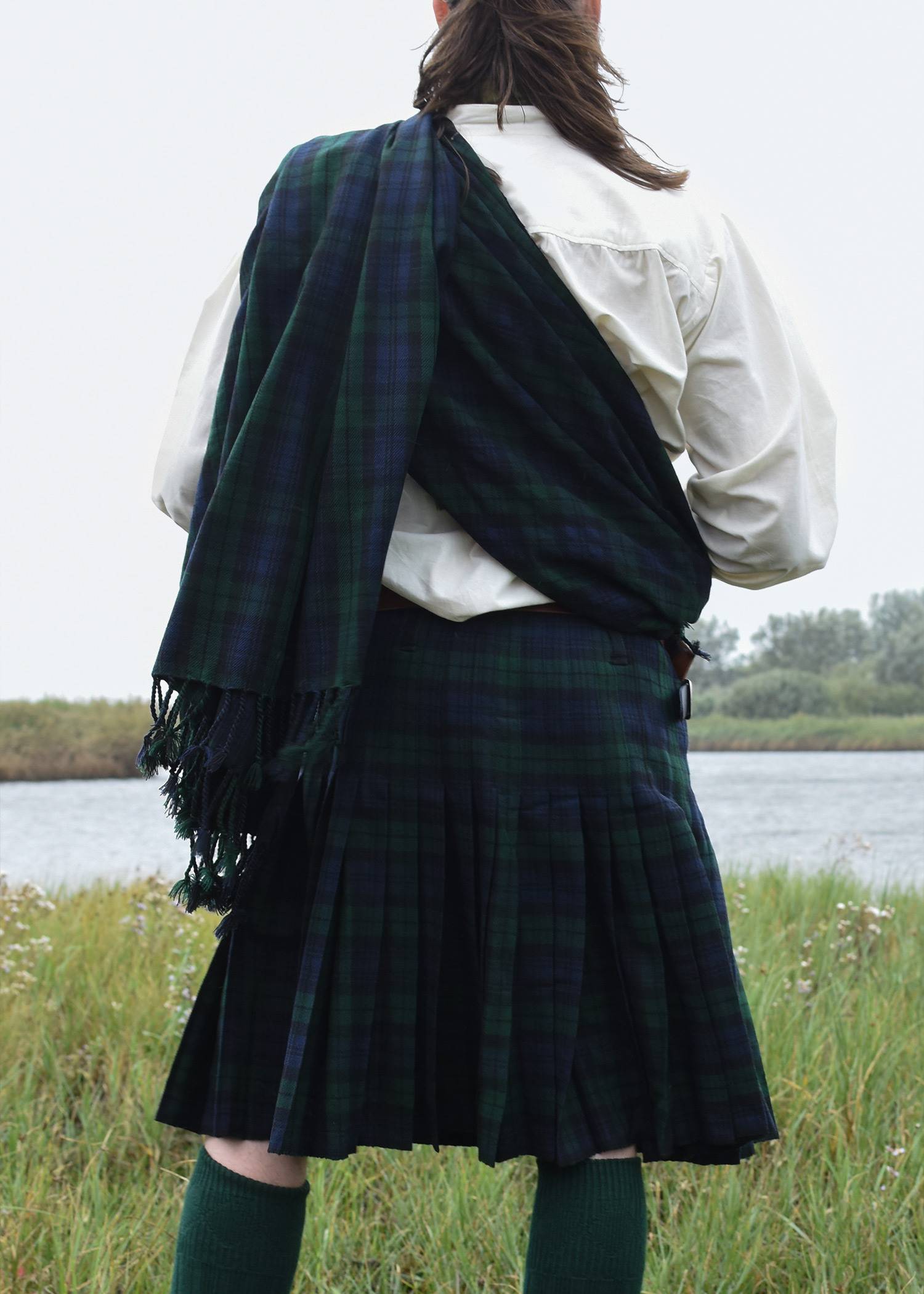 Schotse Plaid, Black Watch, ca. 234 x 137 cm