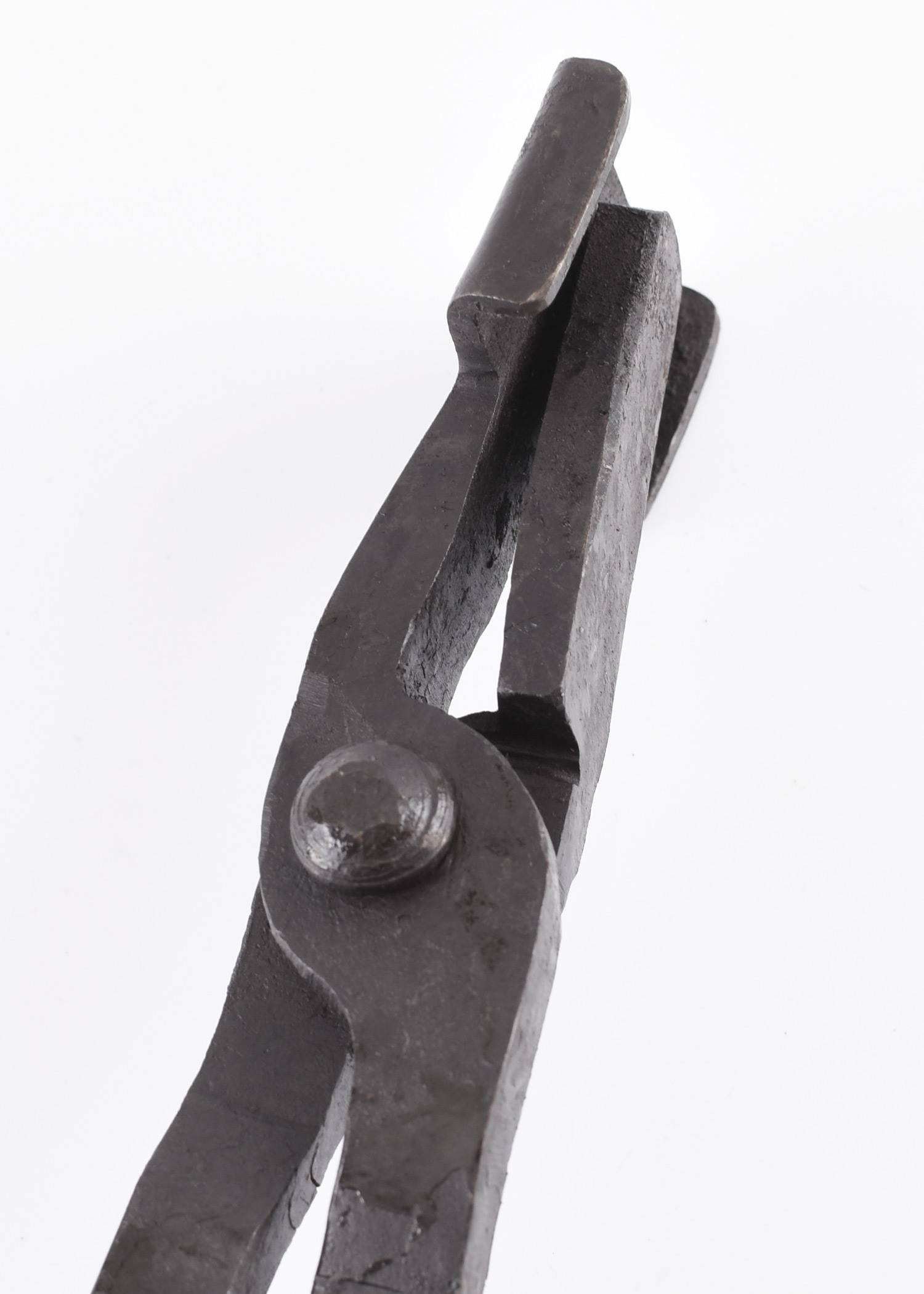 Mittelalter Schlossmaulzange, Schmiedezange 45 x 20 mm
