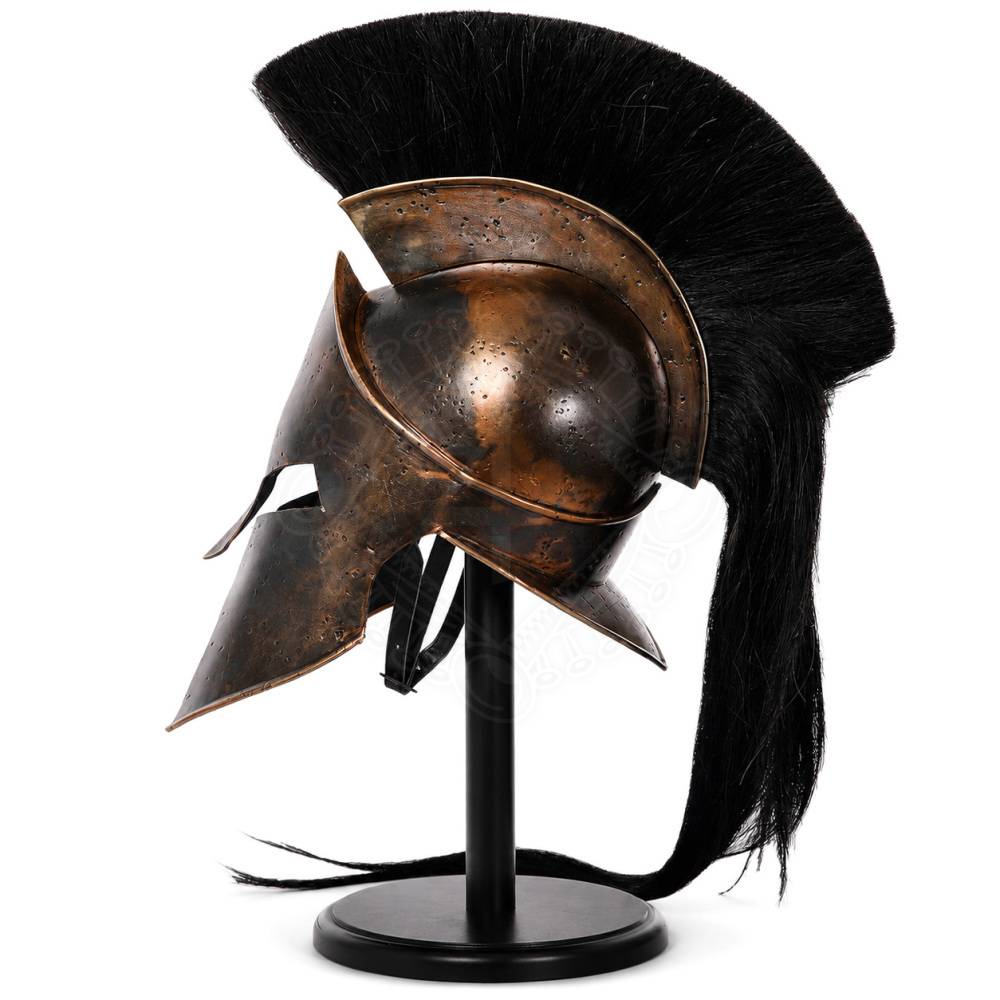 Spartaanse helm van koning Leonidas uit de film 300