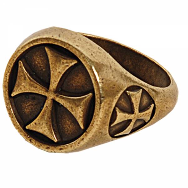 Tempeliersring in Bronskleur, maat 21 (op=op)