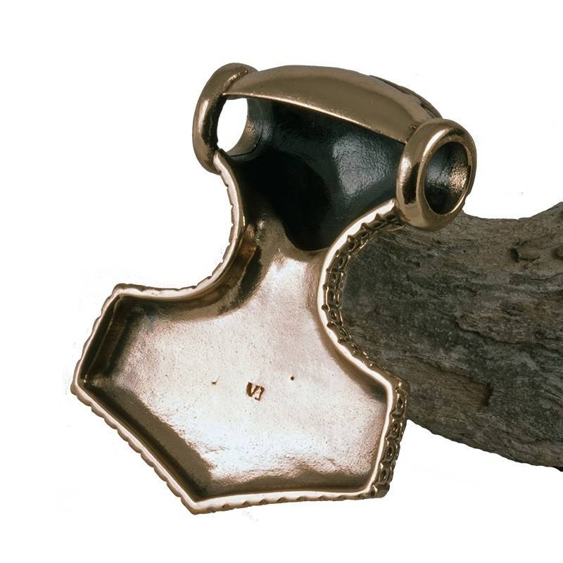 Viking Thor's hamer - Mjölnir Hanger in Brons