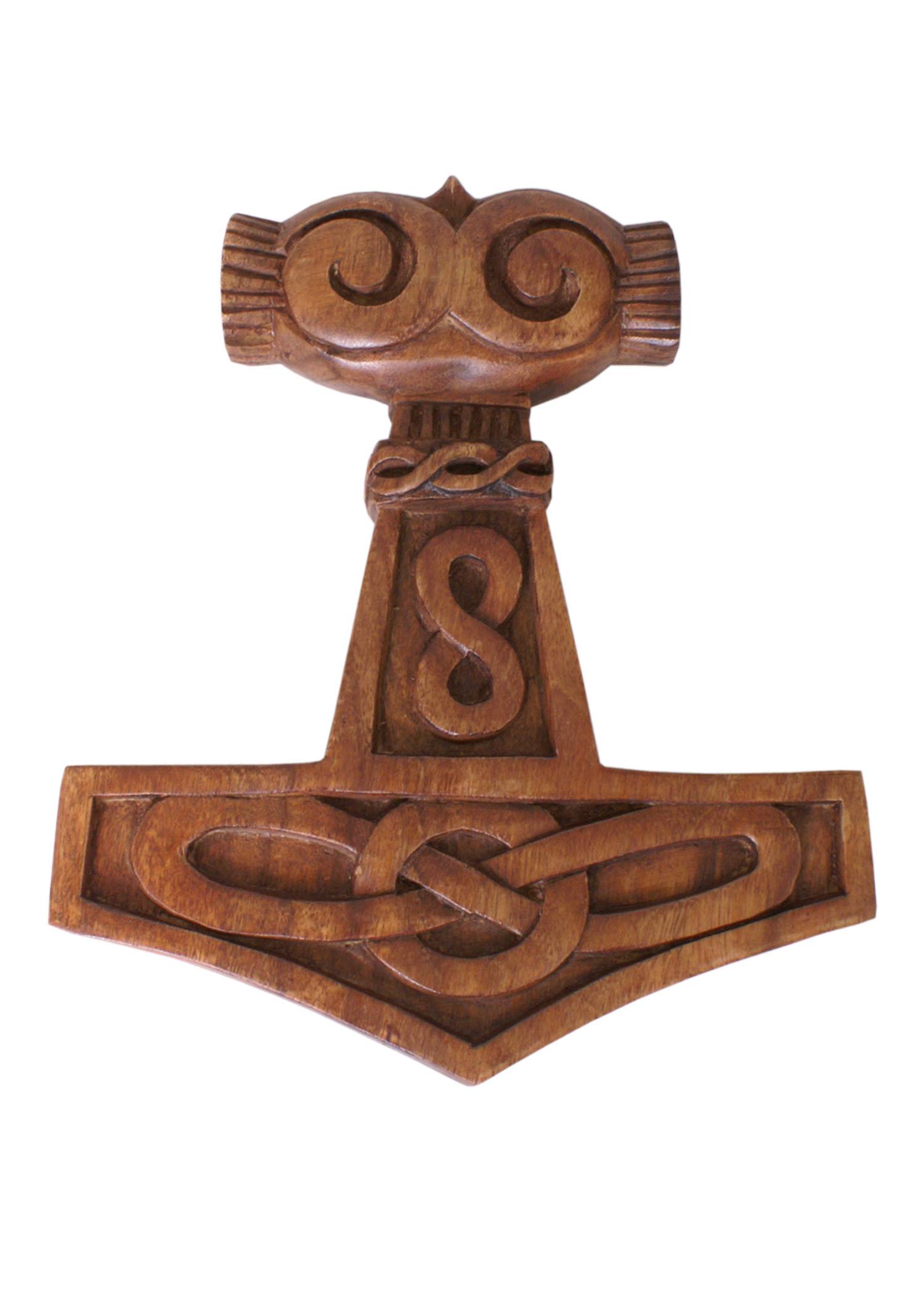 Thorshamer Houtsnijwerk 25 x 22 cm