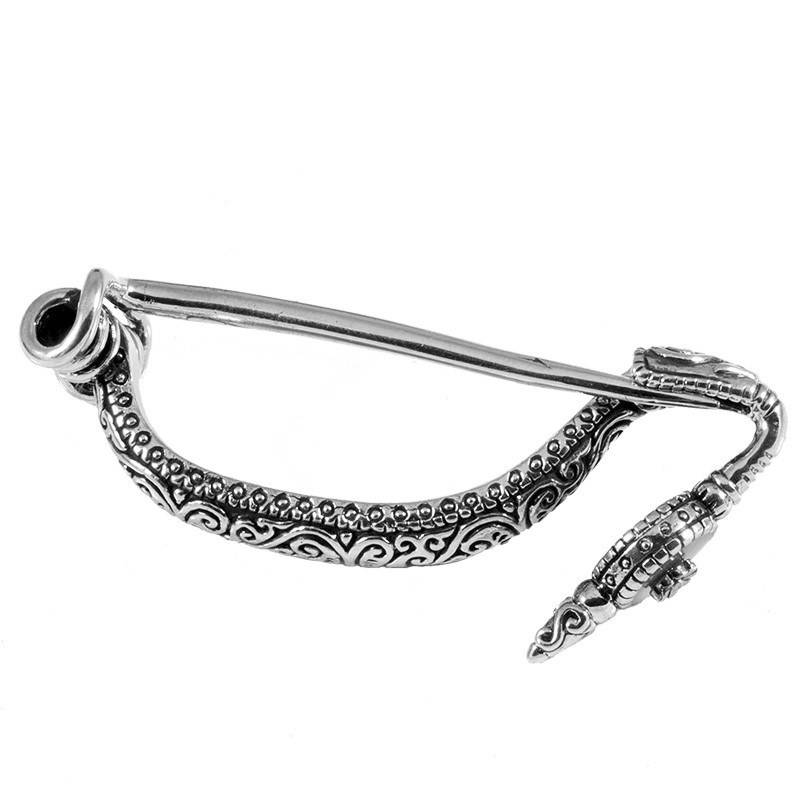 Keltische Fibula in Zilver