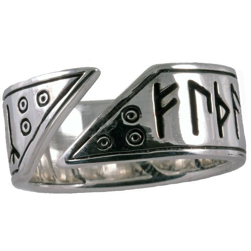 Viking Runen Ring Zilver (925er) Klein