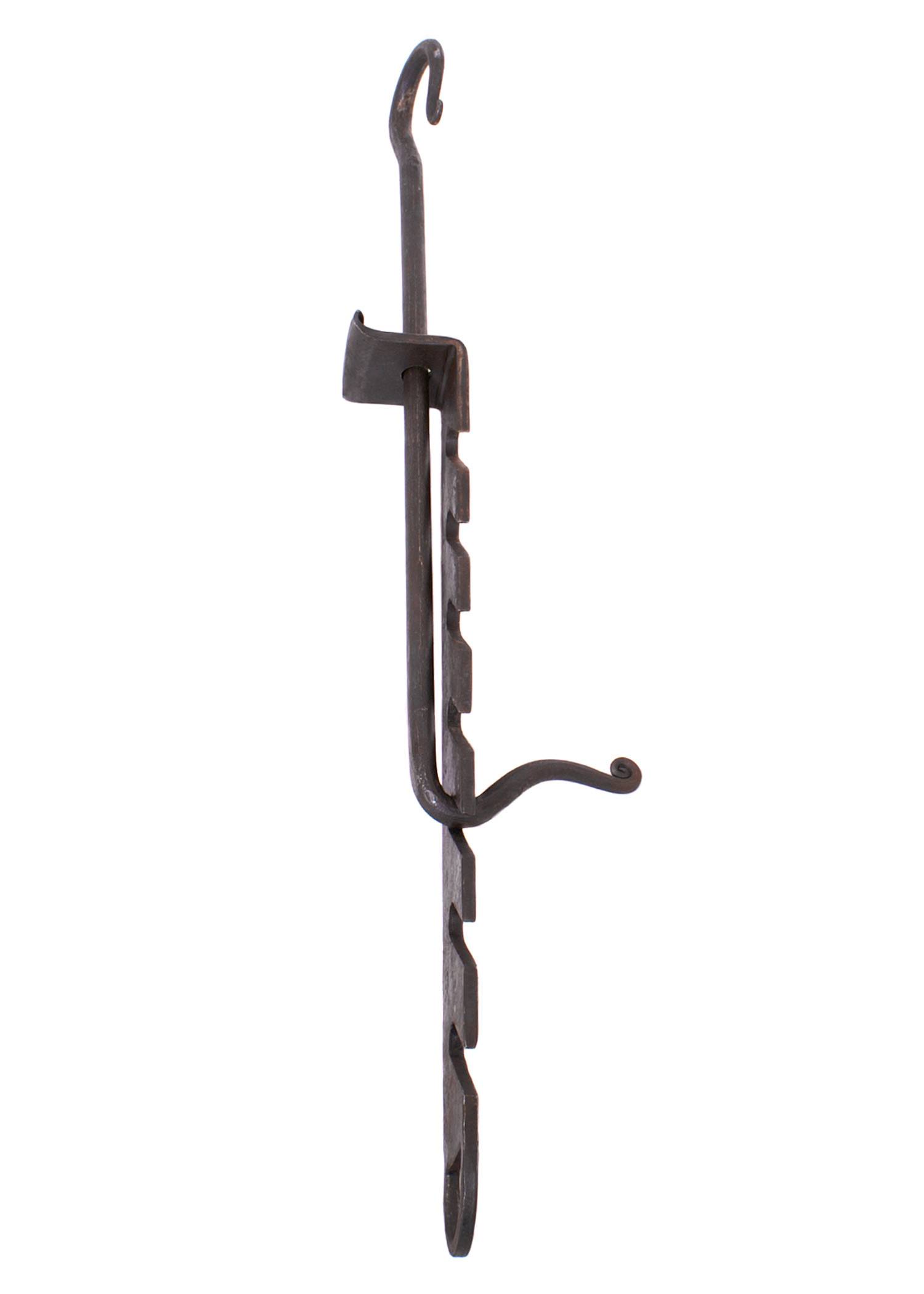 Middeleeuwse Verstelbare Ketelhaak tot 80 cm