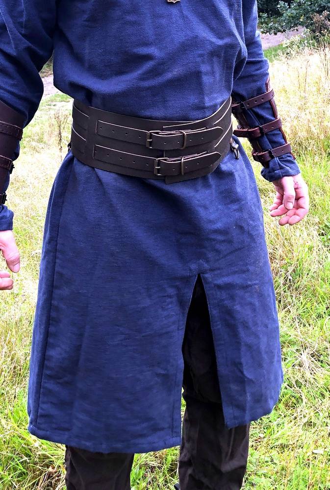 Viking Riemgordel in Donkerbruin
