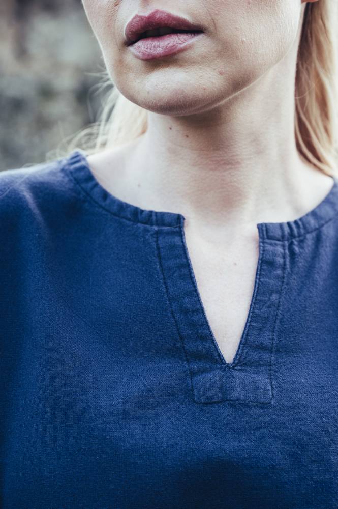 Viking Dames Onderjurk in Blauw