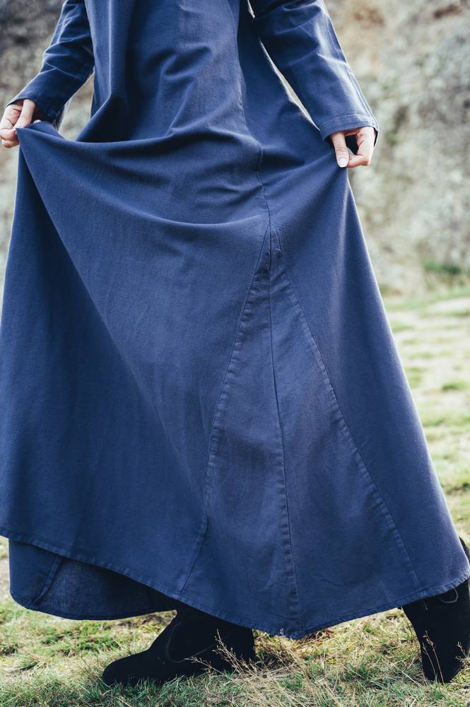 Viking Dames Onderjurk in Blauw
