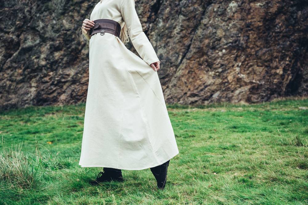 ​​Viking Dames Onderjurk in Natuurkleur
